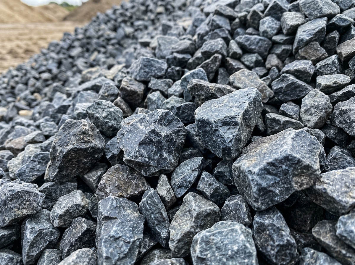 Crushed Granite Hard Rock Blue Metal Coarse Aggregates 20mm and 12mm Gradation