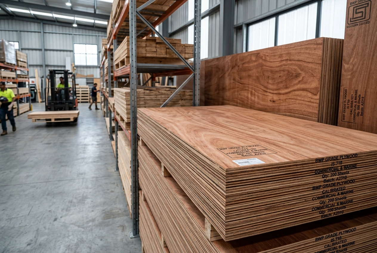 IS 710 Boiling Water Proof BWP Marine Grade and Calibrated Commercial Plywood Sheets